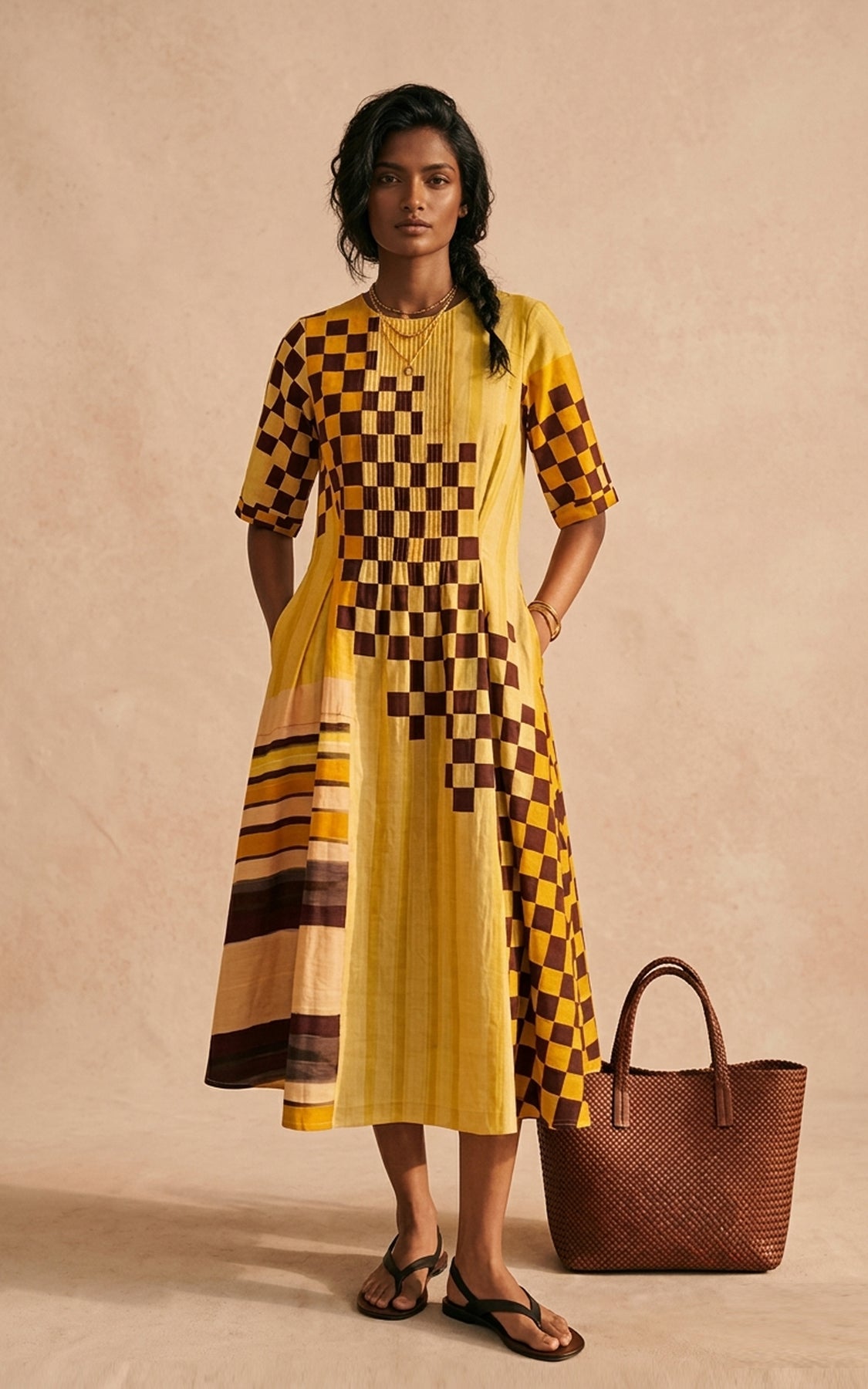 Golden Hour Midi Dress Vedika M Golden Hour Midi Dress Vedika M